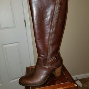 Ecco 55 shape  leather boot (mink color)